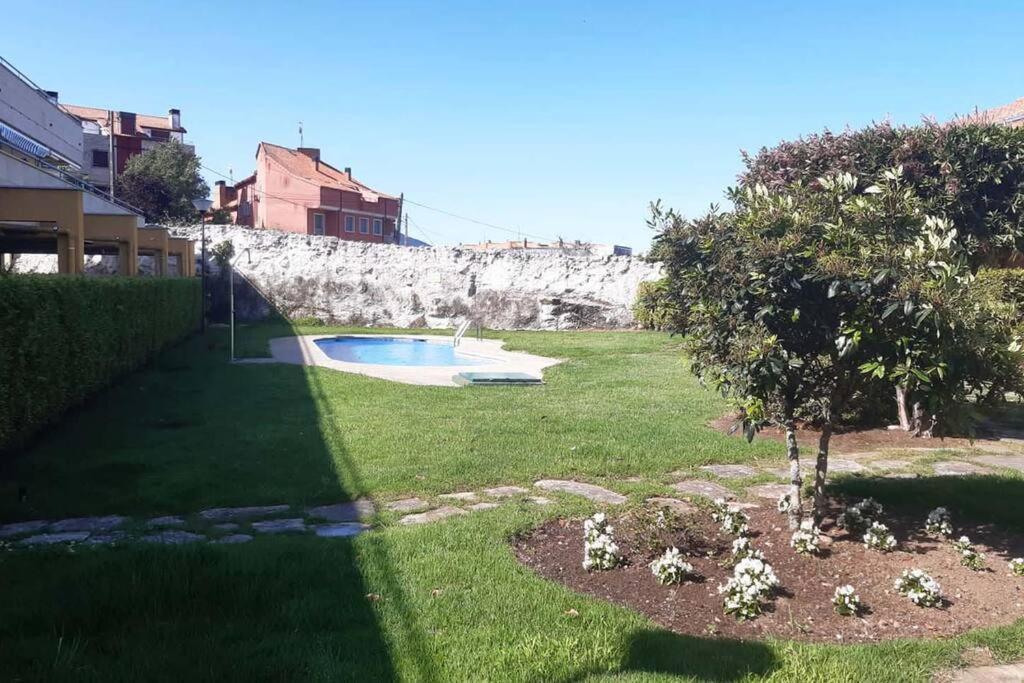 Apartamento Con Piscina En Portosin Portosín Exterior foto